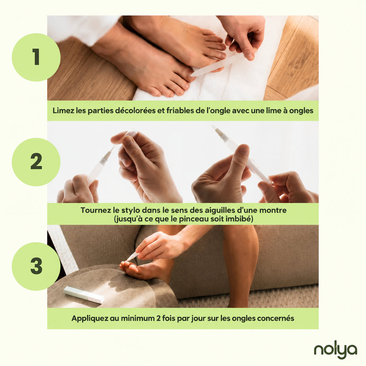Nolya stylo soin ongles